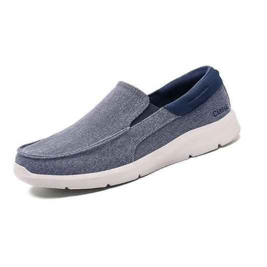 Orthotic Shoes Comfort Stretch Slip-On Loafer - Blue