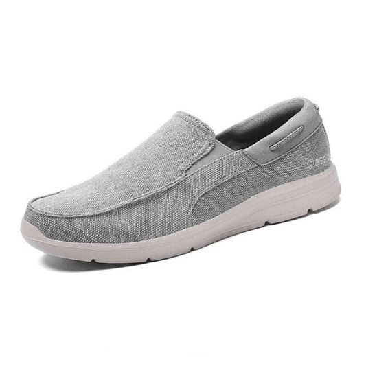 Orthotic Shoes Comfort Stretch Slip-On Loafer - Gray