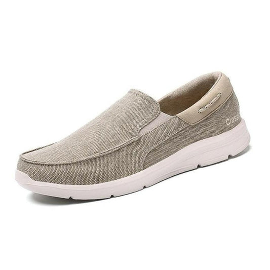 Orthotic Shoes Comfort Stretch Slip-On Loafer - Khaki