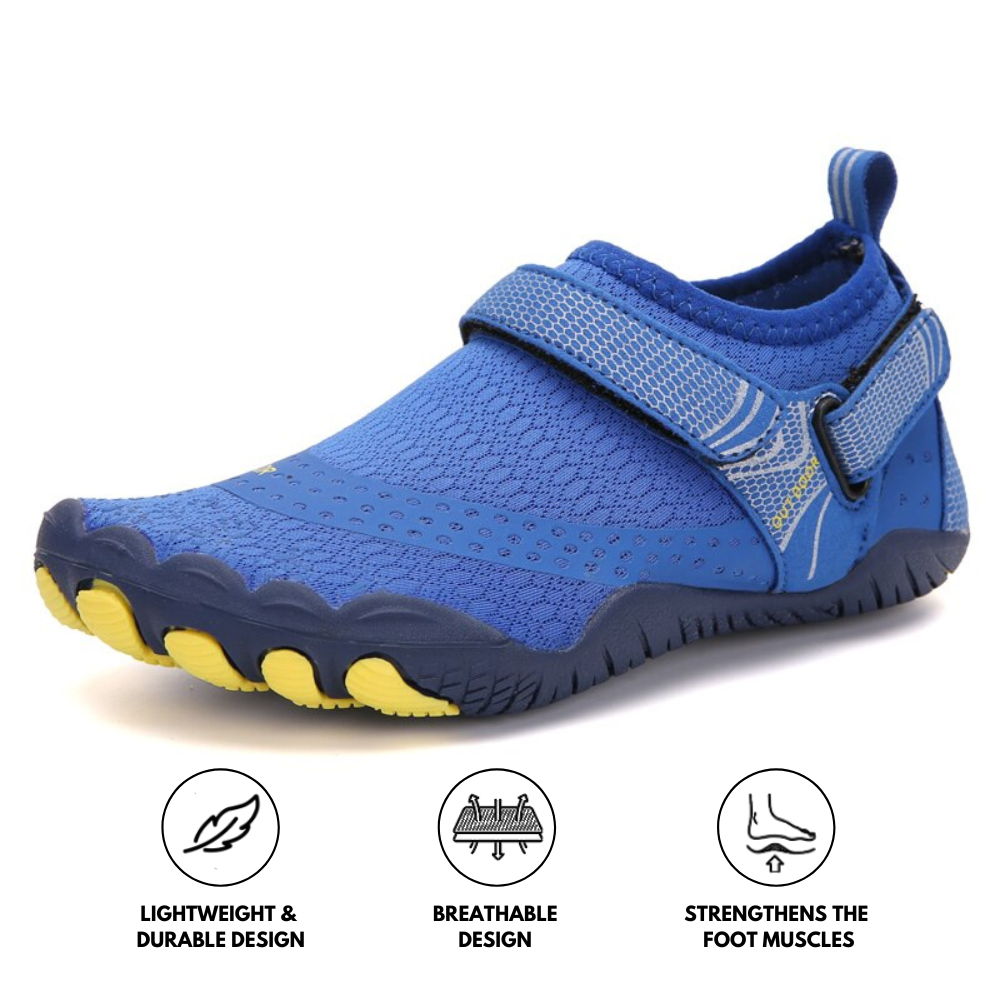 Outdoor Master slip-resistant &amp; comfortable Barefoot Hike Footwear – Blue