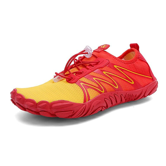 Red Yellow Trail V-Runner Pro - Universal Non-Slip Barefoot Orthotic Shoes