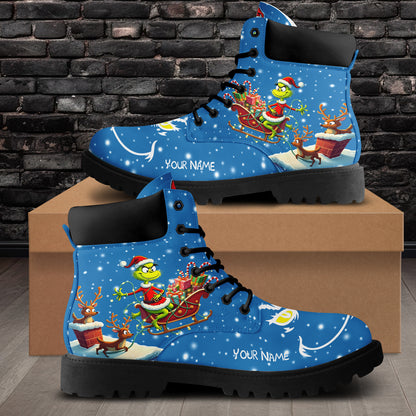 Footwearstorm The Grinch Boots Shoes For Men And Women 1