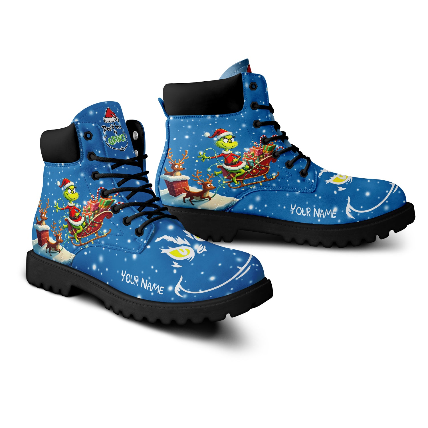 Footwearstorm The Grinch Boots Shoes For Men And Women 1