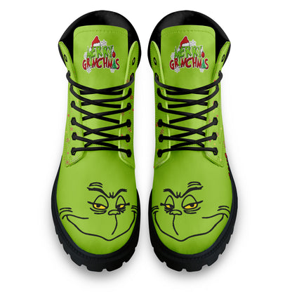 Footwearstorm The Grinch x Christmas Boots Shoes For Men And Women 2