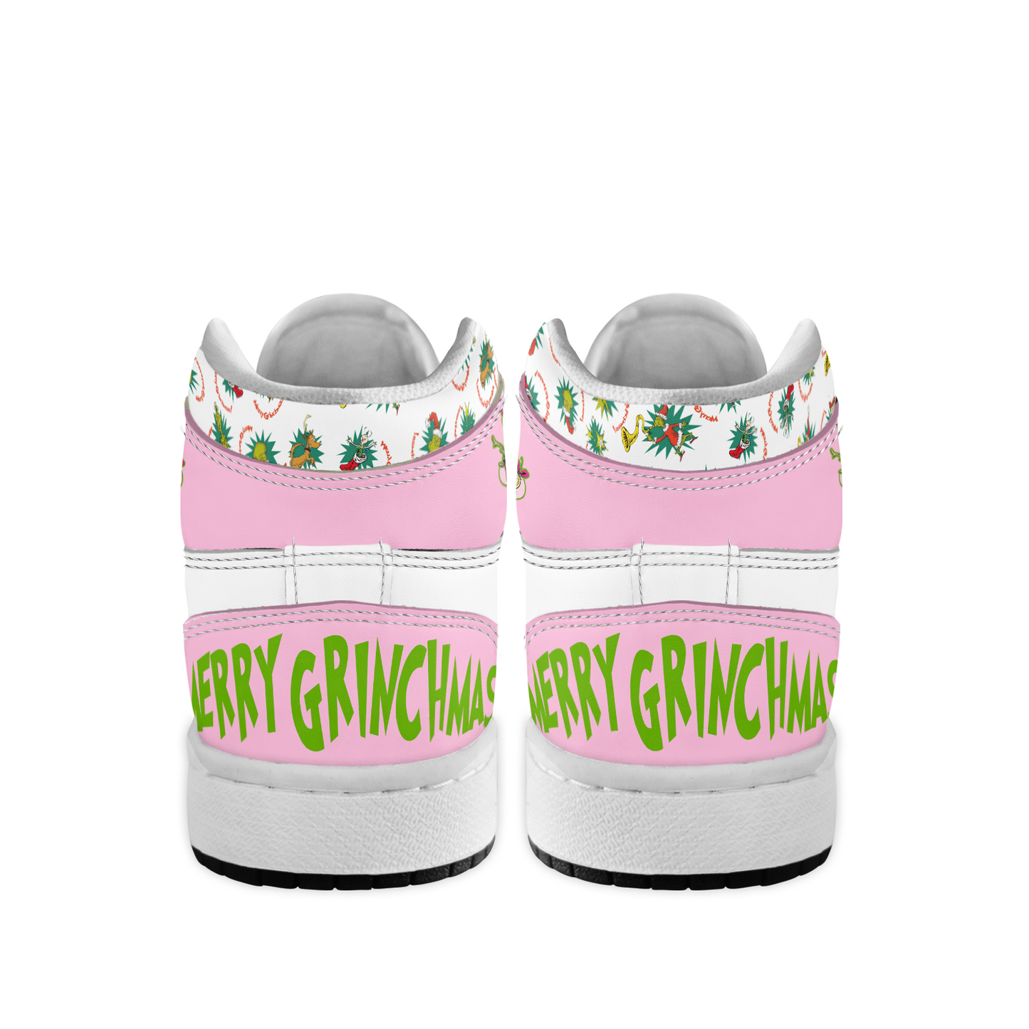 Footwearstorm The Grinch x Christmas AJ1 High Sneakers Shoes For Men And Women 2