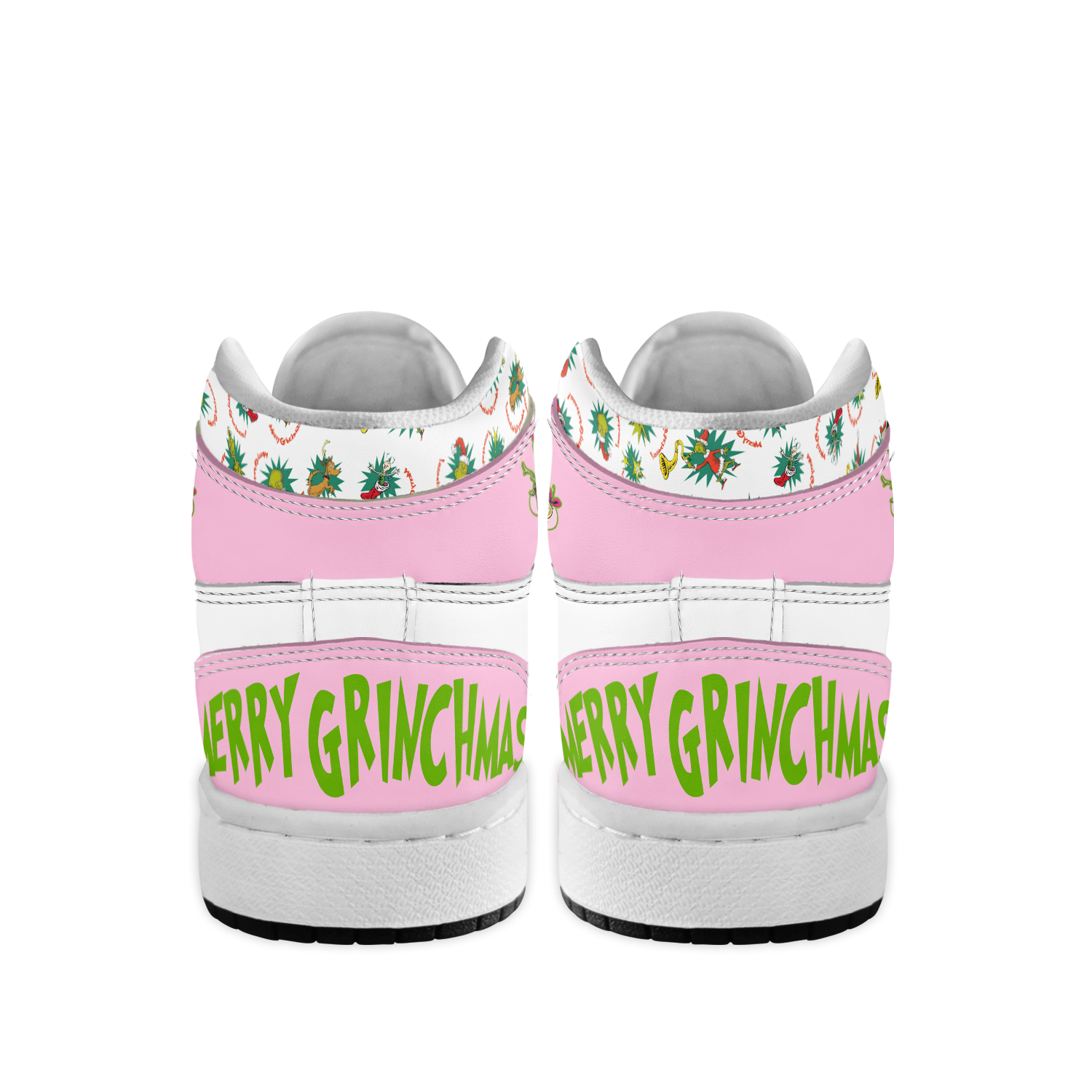 Footwearstorm The Grinch x Christmas AJ1 High Sneakers Shoes For Men And Women 2