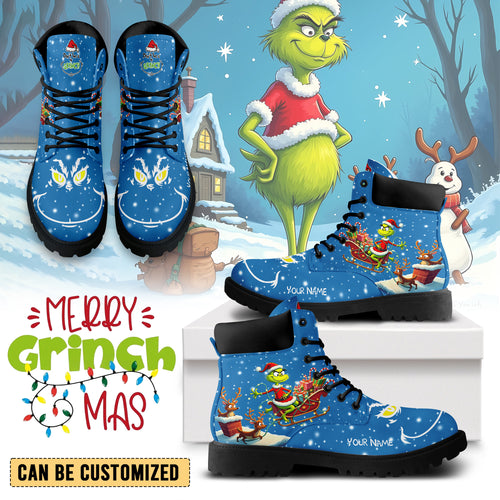 Footwearstorm The Grinch Boots Shoes For Men And Women 1