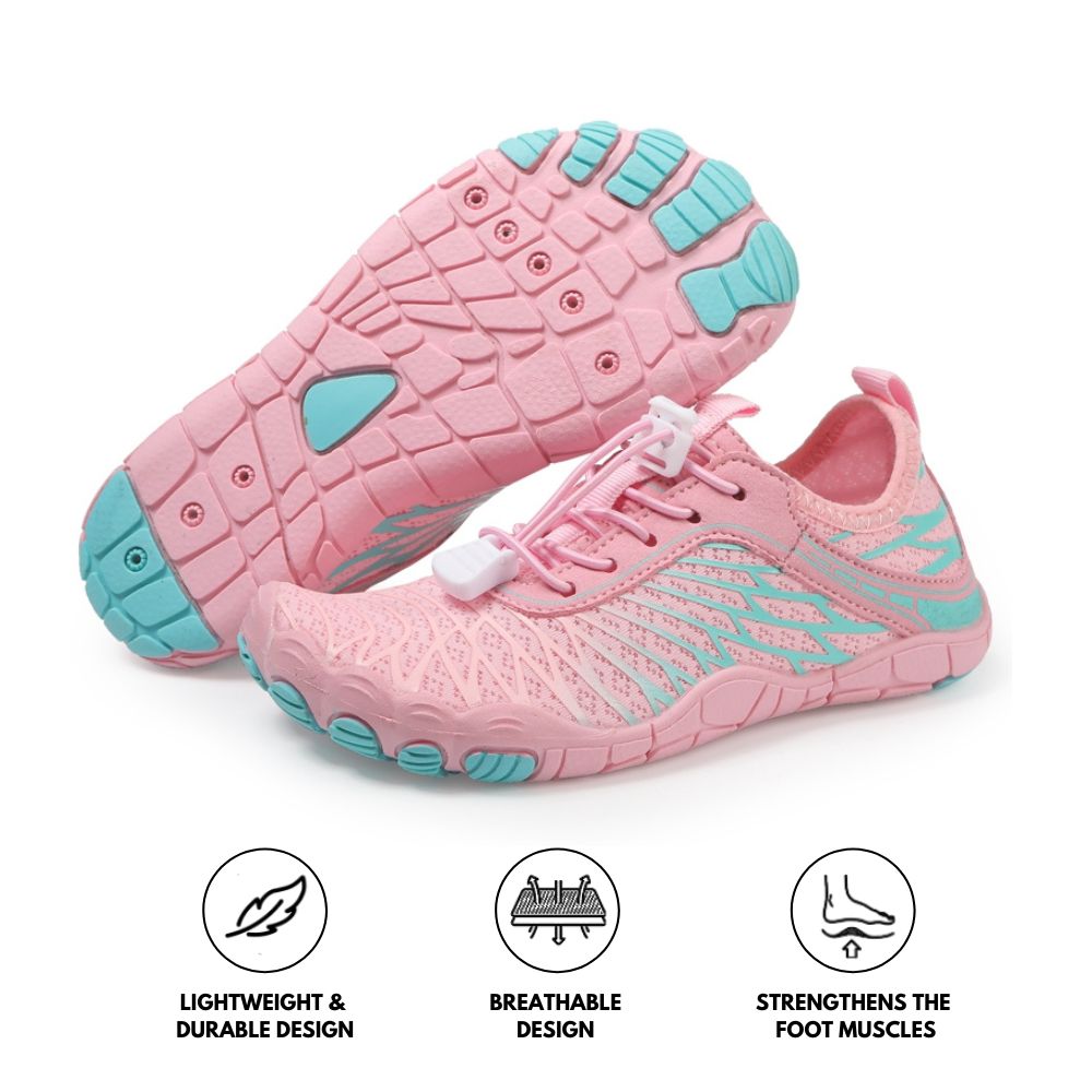 Soft and Flexible Barefoot Hike Footwear - Pink