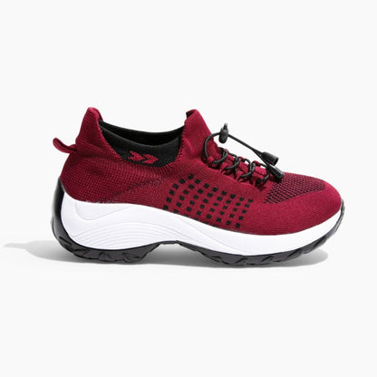 Stretch Cushion Orthotic Shoes - Red