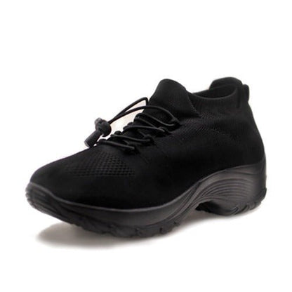 Stretch Orthotic Shoes Cushion Orthotic Shoes - Midnight Black