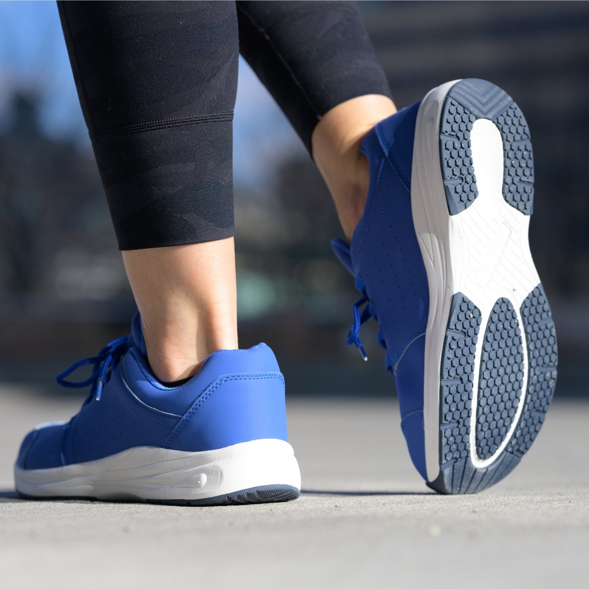 Stride Cushion Orthotic Shoes - Blue