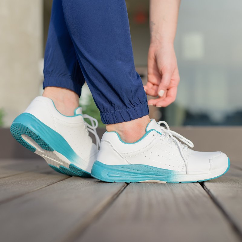 Stride Cushion Orthotic Shoes - Turquoise