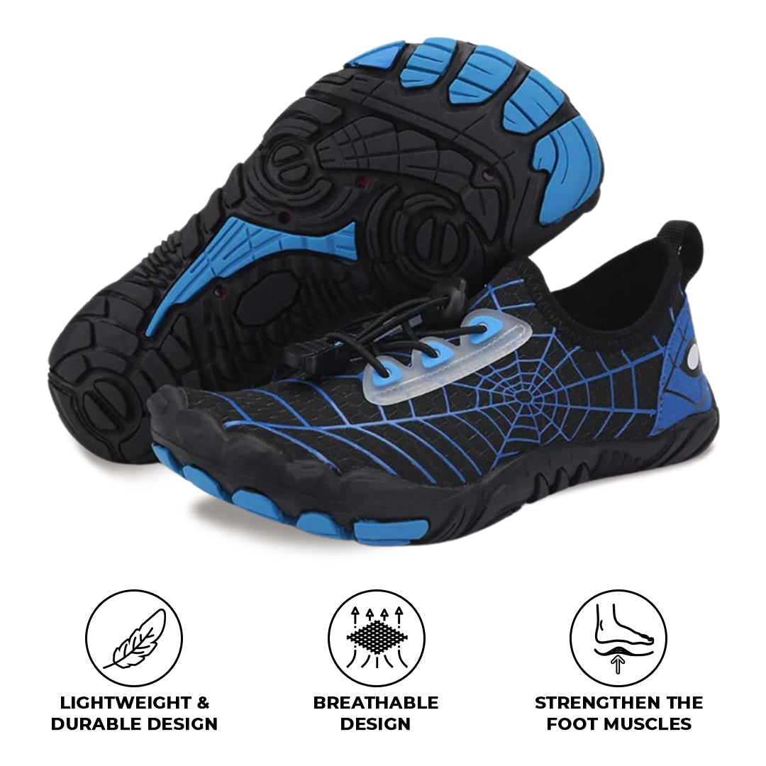 SwiftStride Quick Dry Barefoot Orthotic Shoes - Blue