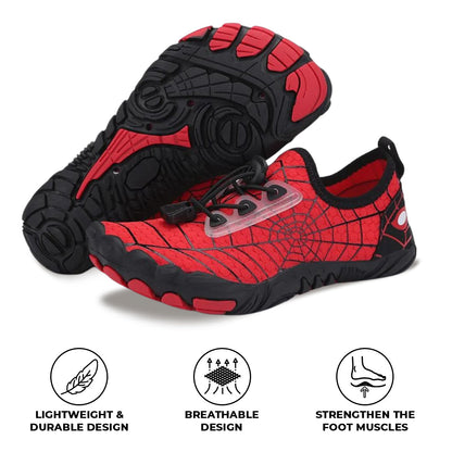 SwiftStride Quick Dry Barefoot Orthotic Shoes - Red