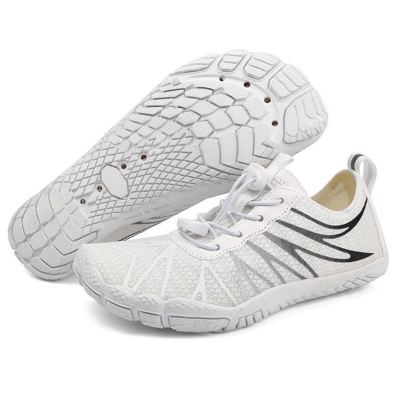 Terra Pro Healthy &amp; Non-Slip barefoot Orthotic Shoes - White Black