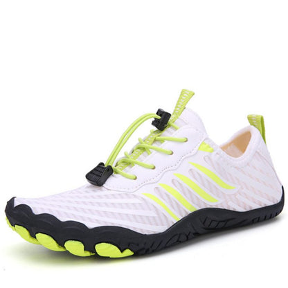 TerraFlex Zero Drop Orthotic Shoes All-Terrain Breathable Barefoot Hike Footwear - White