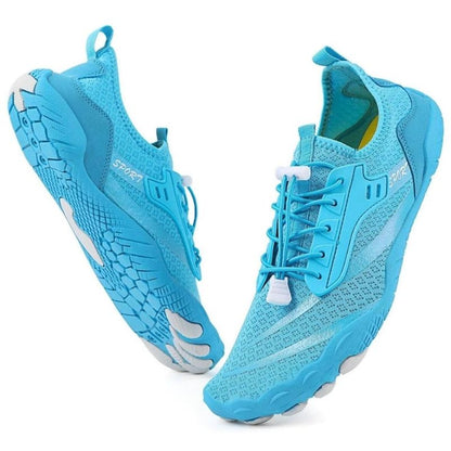 TerraTouch Wide Toe Box Running Orthotic Shoes Healthy &amp; Non-Slip barefoot Orthotic Shoes - Blue