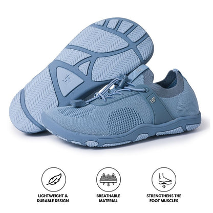 Theora Pro - Ergonomic Supportive &amp; Non-slip Barefoot Hike Footwear - Blue