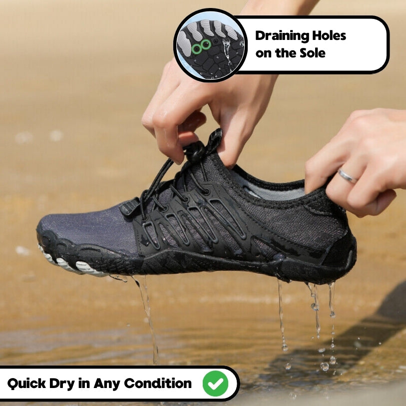 UniGrip Optimal Health &amp; Traction Orthotic Shoes - Black