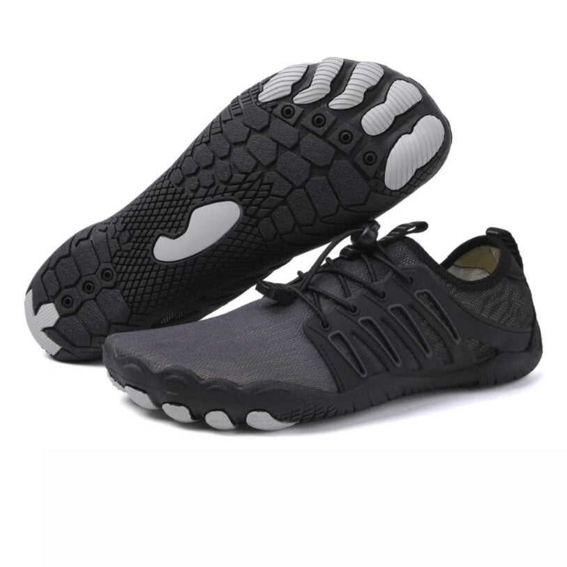 UniGrip Optimal Health &amp; Traction Orthotic Shoes - Black