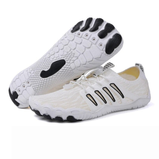 UniGrip Optimal Health &amp; Traction Orthotic Shoes - White Black