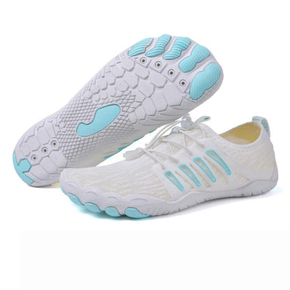 UniGrip Optimal Health &amp; Traction Orthotic Shoes - White Blue