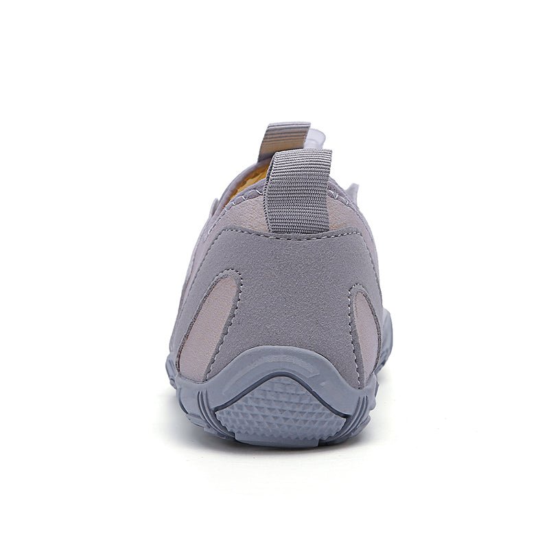 White Gray Trail V-Runner Pro - Universal Non-Slip Barefoot Orthotic Shoes