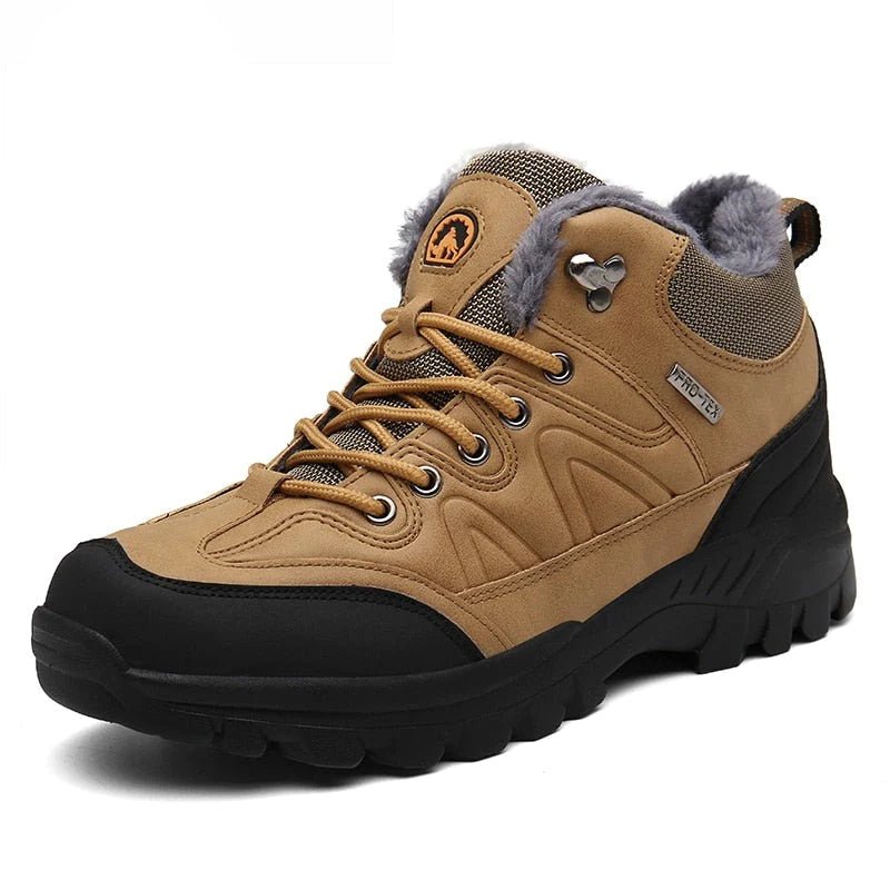 Yosemite Trail Men's Hiking Boots Orthotic Shoes - Khaki