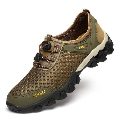 ZenStride Wide Toe Box Hiking Orthotic Shoes Healthy &amp; Non-Slip barefoot Orthotic Shoes - Brown